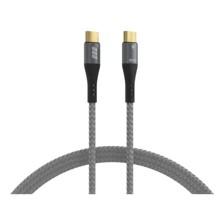 EFB USB-C-kabel 100 W PD 3.0 5 A E-Marker-chip 1 m Grå