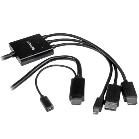 StarTech.com HDMI, DisplayPort eller Mini DisplayPort till HDMI-konverteringskabel, 2 m