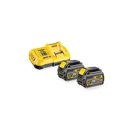 DeWALT DCB118T2-QW batteriladdare, 2 batterier medföljer