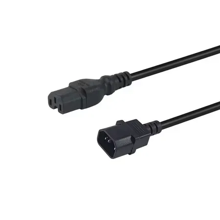 Equip strömkabel C14 till C15, 1,8 m, svart
