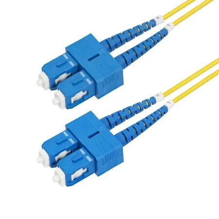 StarTech.com fiberkabel 2 m, SC till SC (UPC), OS2 singelmod duplex