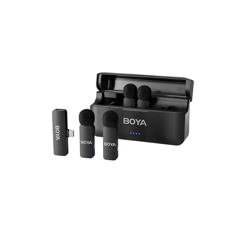 BOYA Wireless 2.4 GHz Microphone x4 BY-V4U USB-C