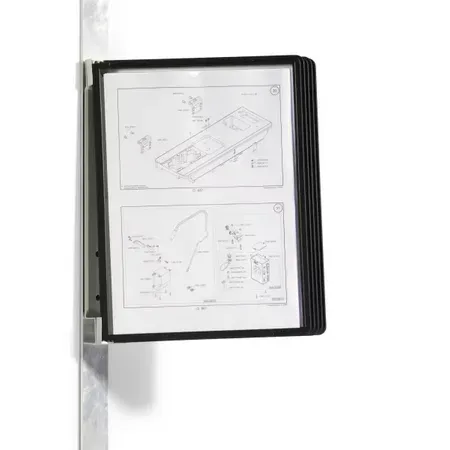 Durable Vario Magnet Wall 5 visningskarusell för dokument A4