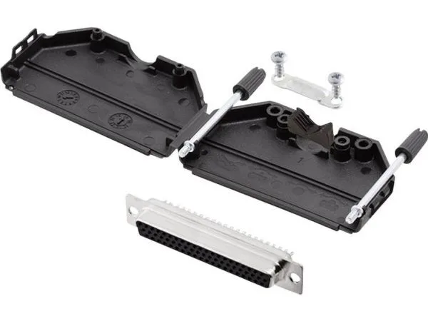encitech DPPK37-BK-HDS62-K D-sub honkontakt, 62 poler