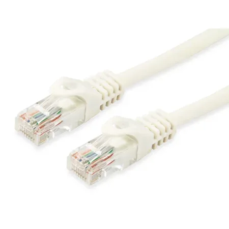 Equip 603002 nätverkskabel Cat6a U/UTP, vit, 1 m