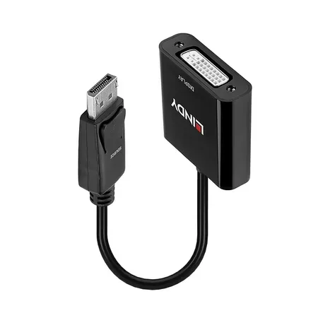 Lindy 41734 videoadapter Mini DisplayPort till DVI-D svart