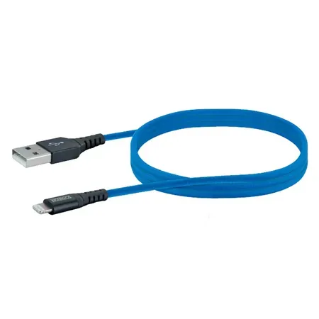 Schwaiger USB 2.0-kabel USB A till Lightning 1,2 m blå