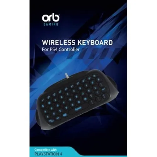 ORB tangentbord för Playstation 4-kontroller, blå