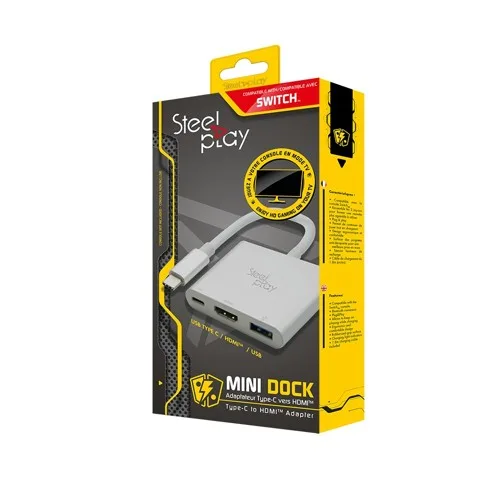 Steelplay Mini Dock USB-C/HDMI-adapter (Switch/Mac)