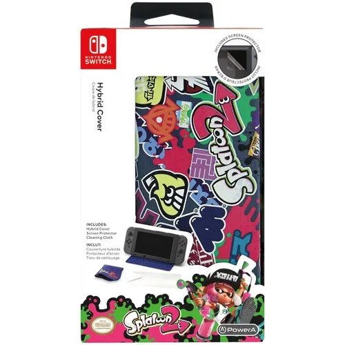 PowerA Hybrid Cover Splatoon 2 skyddsfodral för Nintendo Switch