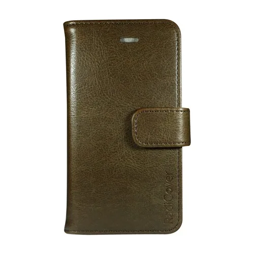 RadiCover Flipside Fashion fodral med stativ, iPhone 5/5S/SE, brun