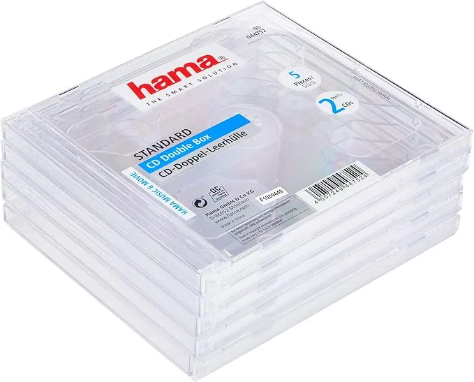 Hama Standard CD dubbel juvelväska
