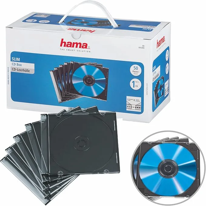 Hama CD Tomt Fodral SlimLine
