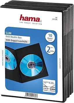 Hama 51184 Slim DVD Dubbel Smyckefodral