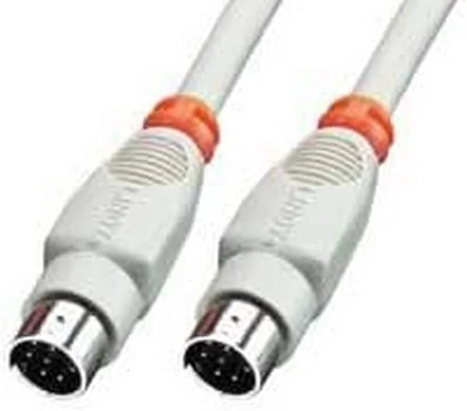 LINDY 8 pol. Mini DIN kabel St/St 2 m