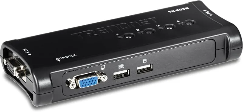 TRENDnet 4-portars USB KVM-switchsats