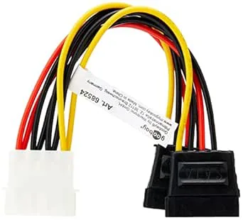 Goobay 68524 PC Y strömkabel/strömadapter