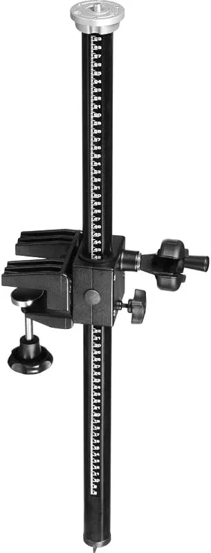 Manfrotto 131TC justerbar växlad kolumn med en klämma som kan fästas på en yta från 18–38 mm tjock