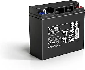 FIAMM blybatteri FG21803 12 volt 18 Ah med M5 skruvkontakt