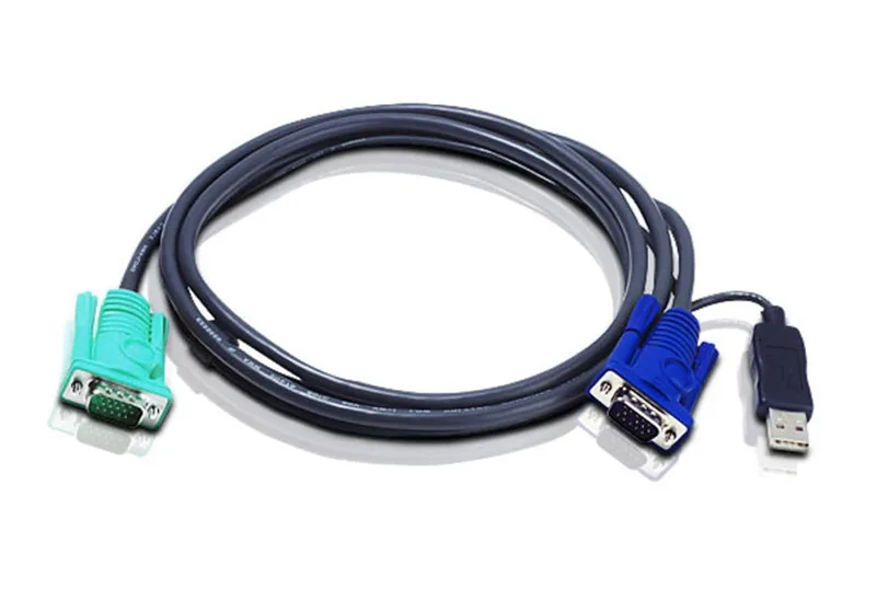 ATEN 2L-5202U KVM-kabel VGA USB