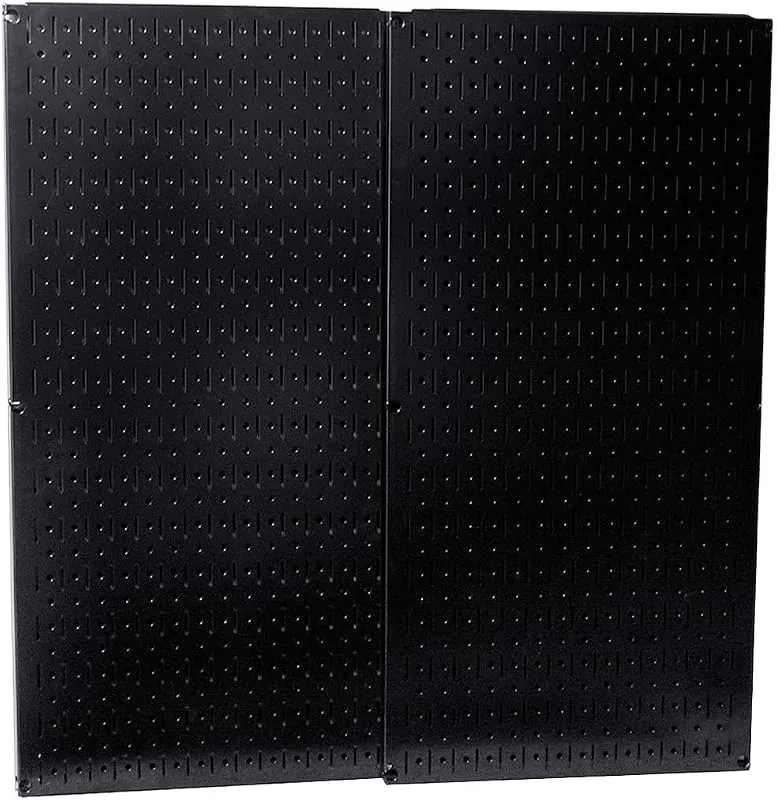 Wall Control 30-P-3232B pegboard i metall, 2 st, svart