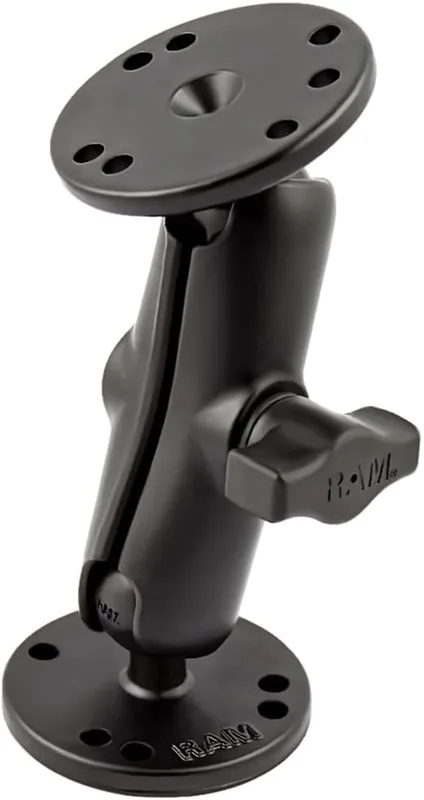 RAM MOUNTS Dual Socket Arm W/2 2,5 tum runda bases