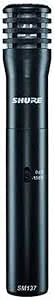 Shure Sm137 Studio mikrofon med svart mikrofon