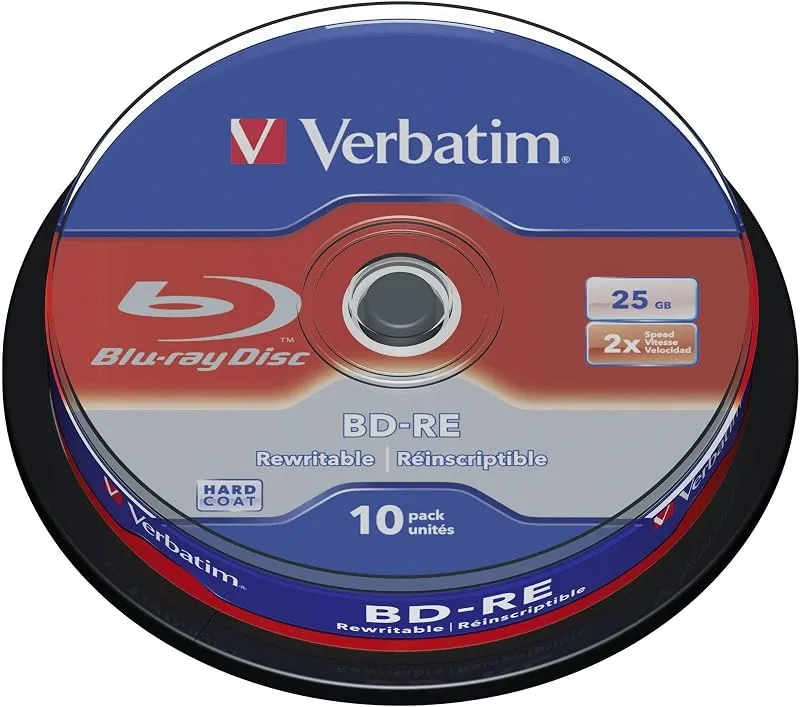 Verbatim 25 GB BD-RE media