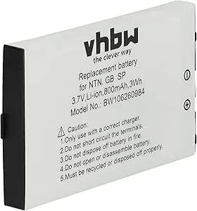 Vhbw batteri kompatibelt med Nintendo Gameboy Advance SP