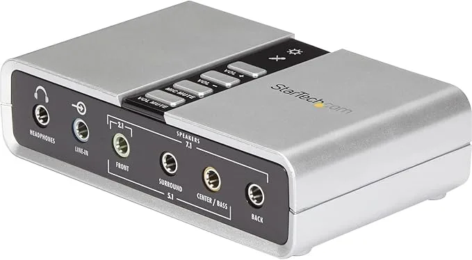 StarTech .com USB 2.0 Soundbox 7.1-adapter