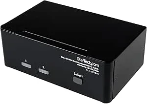 StarTech.com SV231DDVDUA 2-portars DVI VGA KVM-switch med dubbla bildskärmar
