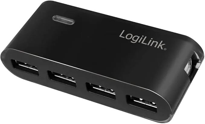 LogiLink UA0085 4-port Hub USB 2 med strömförsörjning