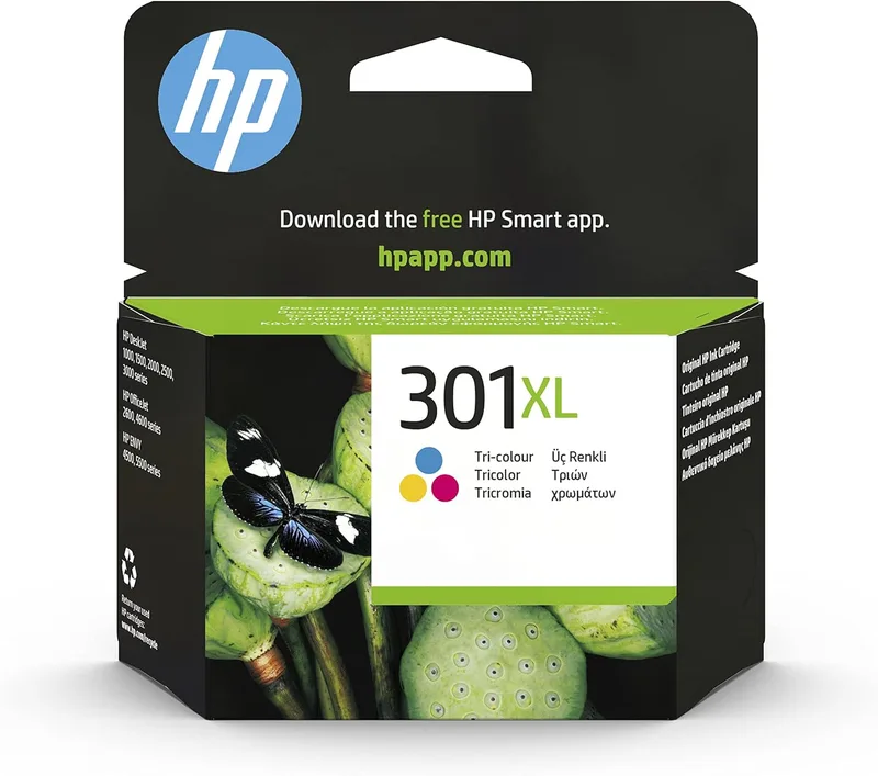HP 301XL (CH564EE) original bläckpatron hög kapacitet för HP Deskjet