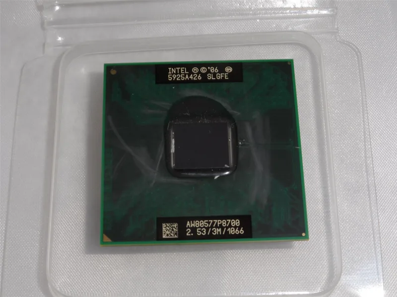 Intel Core 2 Duo P8700 mobilprocessor, 2,53 GHz