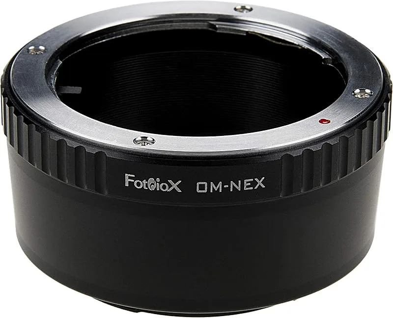 Fotodiox objektivadapter för Olympus Zuiko (OM) 35 mm SLR-objektiv till Sony Alpha E-Mount