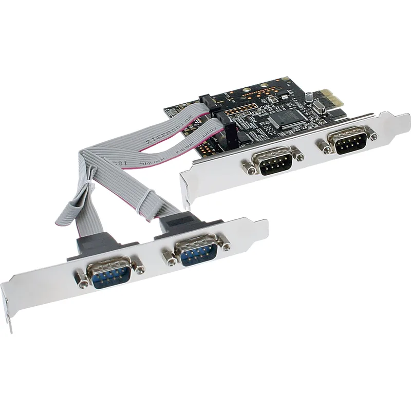 InLine 76623C gränssnittskort, 4 x seriell 9-pol, PCIe (PCI-Express)