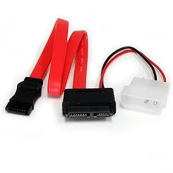 StarTech.com slimline SATA till SATA med LP4-strömkabel