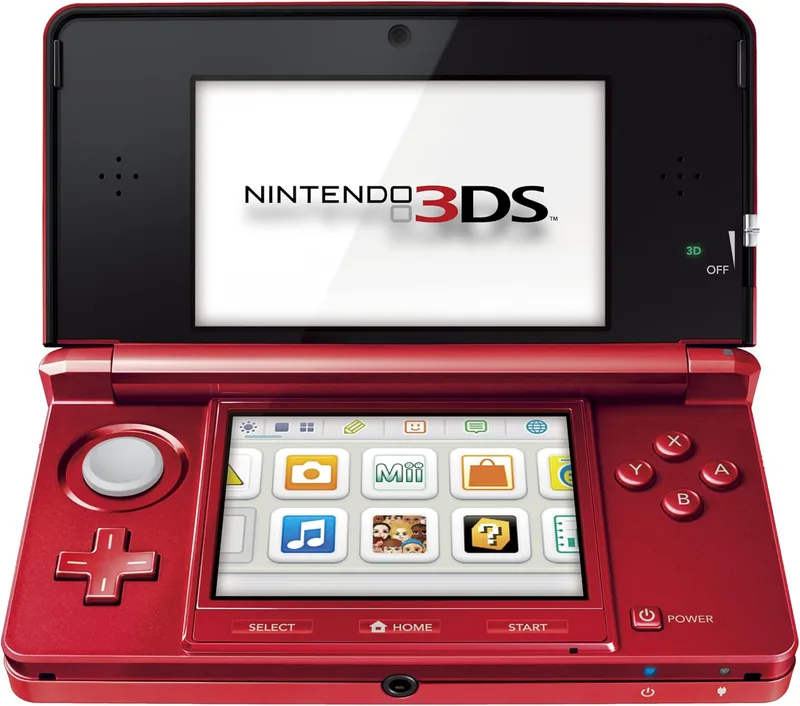 Console Nintendo 3ds Rouge Métal