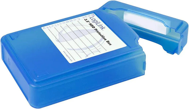 LogiLink UA0133 hårddisk skyddsfodral för 1 x 8,9 cm (3,5 tum) HDD