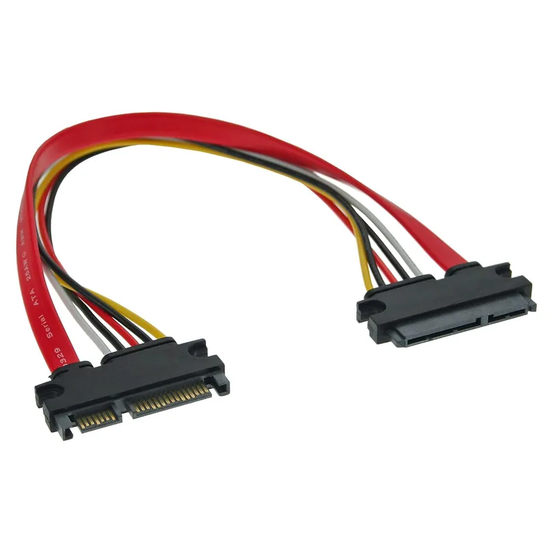 InLine 29652B SATA-kabel 0,5 m flerfärgad