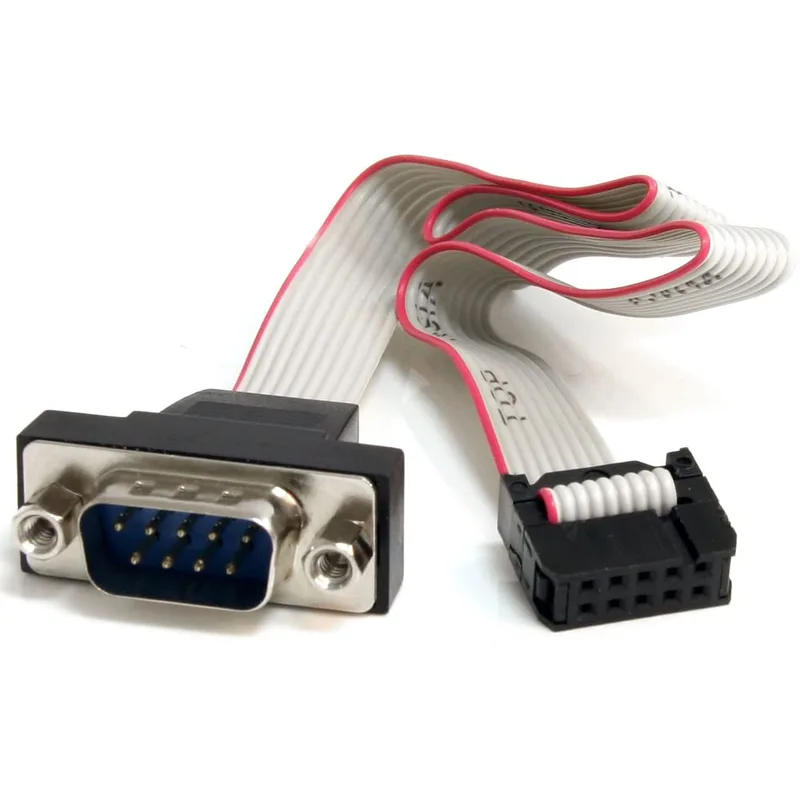 StarTech.com 10-stifts moderkortsstiftshuvud till seriell DB9-kabel