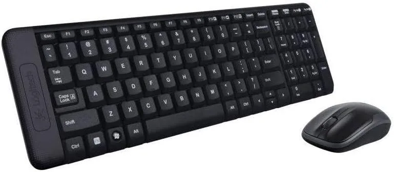 Logitech Wireless Combo MK220 tangentbord Mus inkluderad