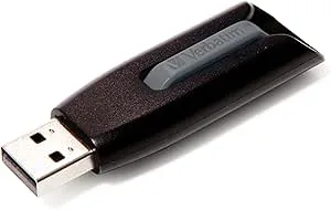 Verbatim USB 3.0 minne, Store'N'Go V3, 16GB, svart/grå