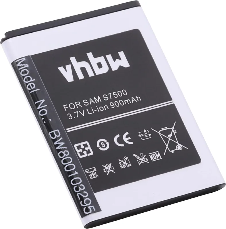 vhbw Li-Ion batteri 900 mAh