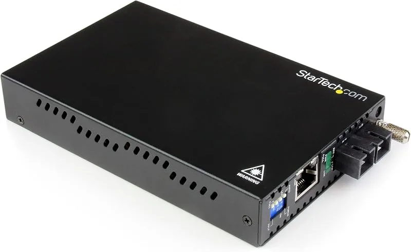 StarTech.com 1000 Mbit/s Gigabit Ethernet LWL/glasfiber SC mediakonverterare 40 km