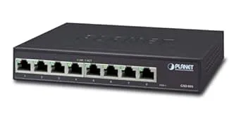 Action GSD-805 1000T 8P Planet Gigabit Ethernet Switch