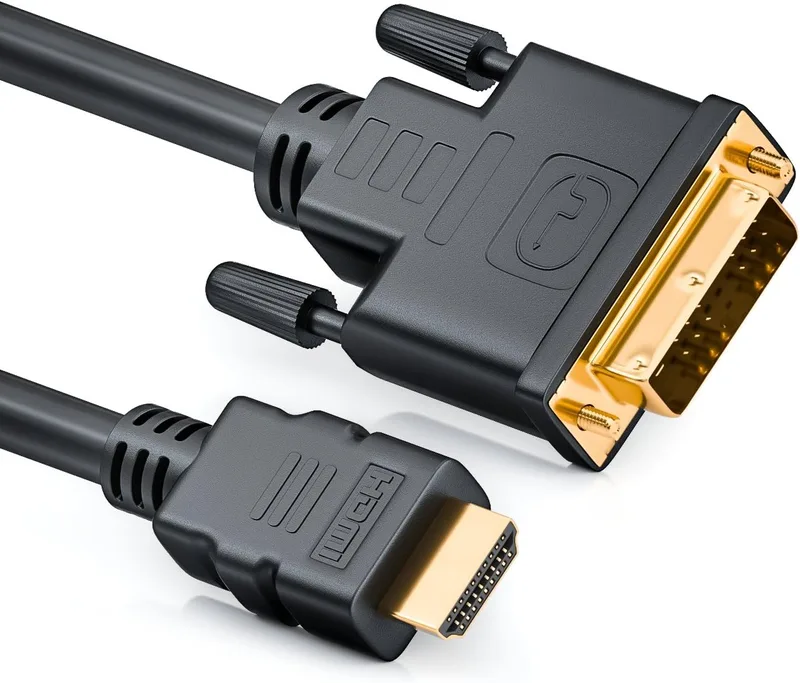 deleyCON HDMI till DVI-Kabel