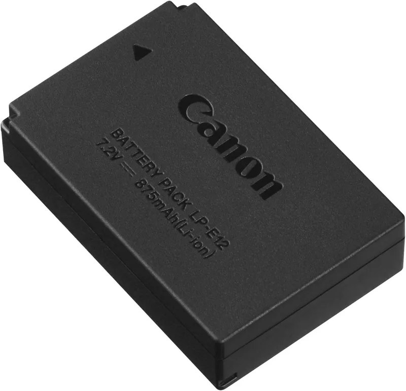Canon LP-E12 (1250mA) kamerabatteri multifunktionell laddaruppsättning (två batterier)