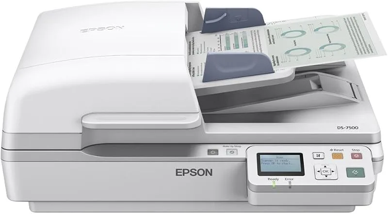 Epson WorkForce DS-7500 platt sängscanner (1200 x 1 200 dpi, USB 2.0)