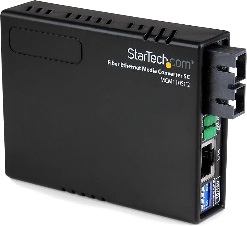 StarTech.com 10/100 Mbit/s Ethernet LWL/glasfiber multiläge mediakonverterare SC 2 km